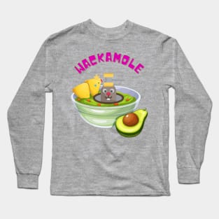 Guacamole wack a mole design Long Sleeve T-Shirt